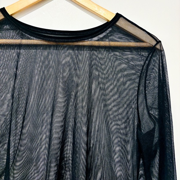 KOLLONTAÏ Landon black sheer top - Picture 4 of 10